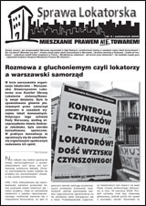 Sprawa Lokatorska nr 3 Sprawa Lokatorska nr 3