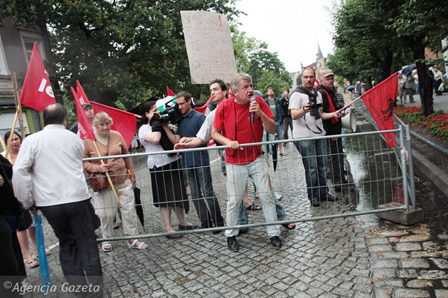 Lokatorski protest w Nowej Soli