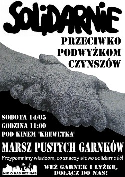 14 maja Gdańsk: Marsz pustych garnków 14 maja Gdańsk: Marsz pustych garnków