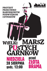 28.08 Gdańsk Marsz Pustych Garnków 28.08 Gdańsk Marsz Pustych Garnków