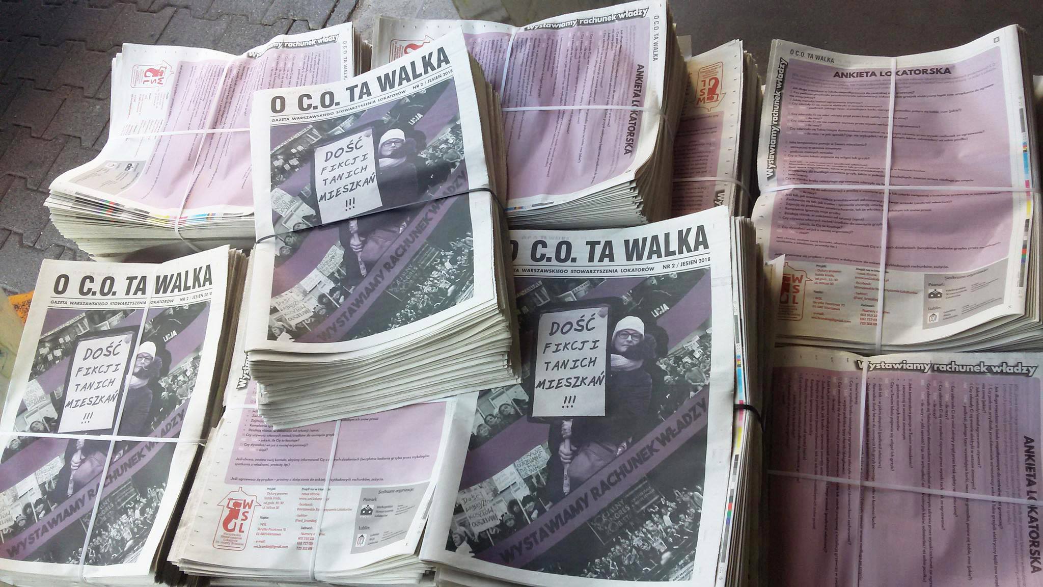 Nowy numer gazety „O C.O. TA WALKA”