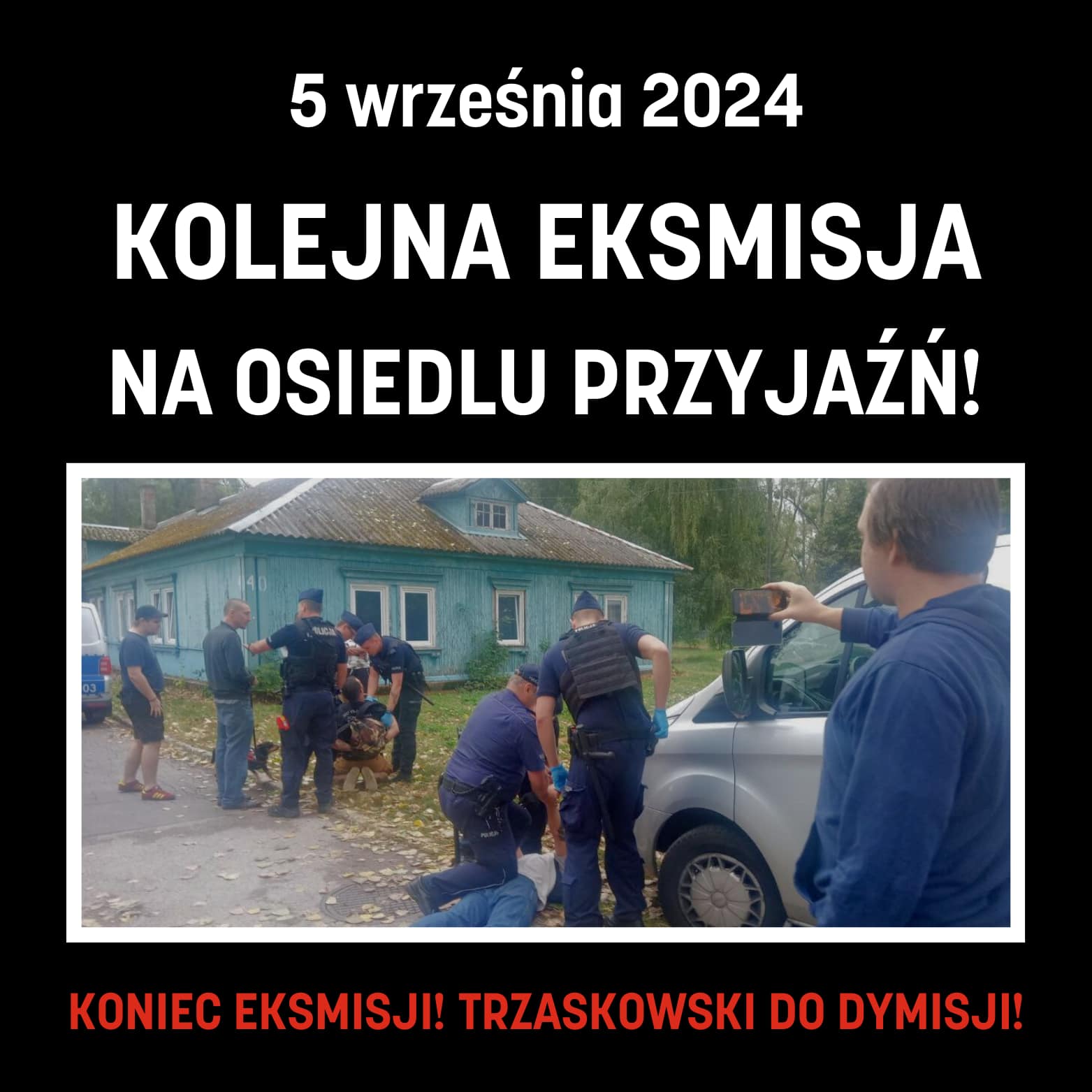 Kolejna nielegalna eksmisja na Osiedlu Przyjaźń